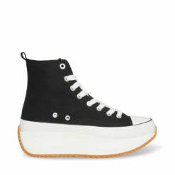 Best deal 👍 Deals 🌟 SteveMadden WINSTON BLACK 🎁 🧨 -Steve Madden Shoes For Women Shop STEVEMADDEN ATHLETIC WINNONA BLACK SIDE 2