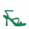 Hot Sale 👏 Top 10 🎁 SteveMadden BLESSING GREEN 🔔 🔥 -Steve Madden Shoes For Women Shop STEVEMADDEN SHOES BLESSING GREEN SIDE