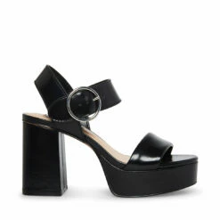 Discount ✔️ Flash Sale ⌛ SteveMadden BLOOME BONE LEATHER 🔔 🤩 -Steve Madden Shoes For Women Shop STEVEMADDEN SHOES BLOOME BLACK SIDE 2