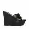 New 🧨 Coupon 🔔 SteveMadden BRIANNA BLACK LEATHER 🤩 🥰
