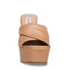 Coupon 🥰 Top 10 💯 SteveMadden BRIANNA TAN LEATHER 💯 🎁 -Steve Madden Shoes For Women Shop STEVEMADDEN SHOES BRIANNA TAN FRONT 1