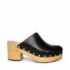 Hot Sale 🔥 Promo 🛒 SteveMadden BUSHWICK BLACK LEATHER ⭐ 😀 -Steve Madden Shoes For Women Shop STEVEMADDEN SHOES BUSHWICK BLACK LEATHER SIDE