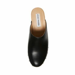 Hot Sale 🔥 Promo 🛒 SteveMadden BUSHWICK BLACK LEATHER ⭐ 😀 -Steve Madden Shoes For Women Shop STEVEMADDEN SHOES BUSHWICK BLACK LEATHER TOP