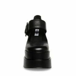 Best deal 😀 Discount ❤️ SteveMadden CARLY BLACK LEATHER ❤️ 👏 -Steve Madden Shoes For Women Shop STEVEMADDEN SHOES CARLY BLACK LEATHER FRONT