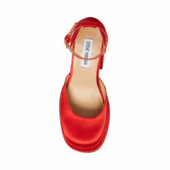 Top 10 ⭐ Cheapest 🎁 SteveMadden CHARLIZE RED SATIN ⭐ 🥰 -Steve Madden Shoes For Women Shop STEVEMADDEN SHOES CHARLIZE ROYAL RED TOP