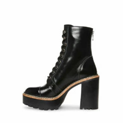Buy 🔥 Budget 🎁 SteveMadden CORE BLACK LEATHER ⭐ ✨ -Steve Madden Shoes For Women Shop STEVEMADDEN SHOES CORE BLACK LEATHER INSIDE