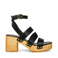 New 🤩 Deals 💯 STEVEMADDEN COVE BLACK LEATHER ⭐ 🔥