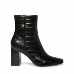 Top 10 👍 Best Pirce 👏 SteveMadden DIVINE BLACK CROCODILE 👏 😍 -Steve Madden Shoes For Women Shop STEVEMADDEN SHOES DIVINE BLACK CROCO SIDE 2