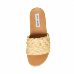 Outlet 🛒 Top 10 ⌛ SteveMadden DUA NATURAL RAFFIA 👍 😀 -Steve Madden Shoes For Women Shop STEVEMADDEN SHOES DUA NATURAL TOP