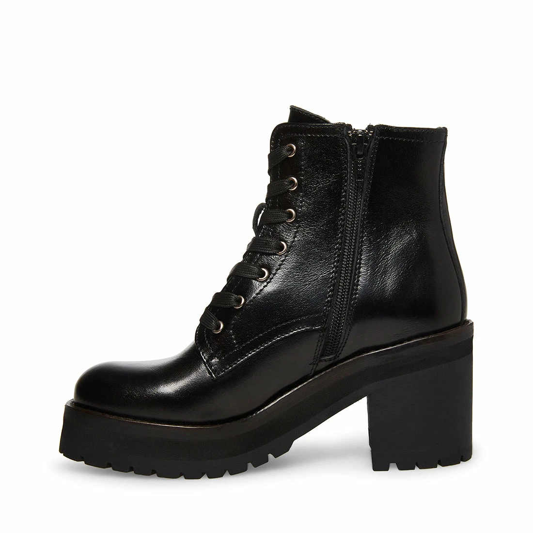 Best Sale ๐ Top 10 โค๏ธ SteveMadden KERRY BLACK LEATHER ๐ ๐ 5 Best Sale ๐ Top 10 โค๏ธ SteveMadden KERRY BLACK LEATHER ๐ ๐ - Image 3