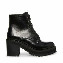 Best Sale ๐ Top 10 โค๏ธ SteveMadden KERRY BLACK LEATHER ๐ ๐ 13 Best Sale ๐ Top 10 โค๏ธ SteveMadden KERRY BLACK LEATHER ๐ ๐ -Steve Madden Shoes For Women Shop STEVEMADDEN SHOES KERRY BLACK LEATHER SIDE 1