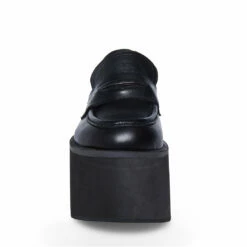 Buy 🛒 Best reviews of 🎉 SteveMadden LAWRENCE2-0 BLACK LEATHER ⭐ 💯 -Steve Madden Shoes For Women Shop STEVEMADDEN SHOES LAWRENCE 2 BLACK FRONT