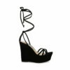 Flash Sale 👍 Coupon 🌟 SteveMadden LINDA BLACK NUBUCK 🤩 🧨 -Steve Madden Shoes For Women Shop STEVEMADDEN SHOES LINDA BLACK SIDE