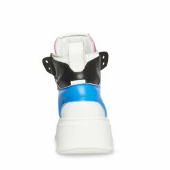 Outlet 🎁 Flash Sale 🎁 SteveMadden LONI BLUE MULTI 🤩 🎉 -Steve Madden Shoes For Women Shop STEVEMADDEN SHOES LONI BLUE MULTI BACK