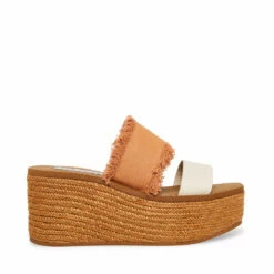 Cheap 🔥 Best deal 🔔 SteveMadden MINDY BONE MULTI 🌟 🤩 -Steve Madden Shoes For Women Shop STEVEMADDEN SHOES MINDY NATURAL MULTI SIDE 1
