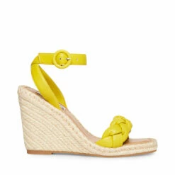 Coupon 😍 Brand new ❤️ SteveMadden NOVAH WHITE 🧨 😉 -Steve Madden Shoes For Women Shop STEVEMADDEN SHOES NORAH YELLOW SIDE 1