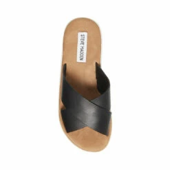 Brand new 😀 Wholesale 🎉 SteveMadden PERCY BLACK LEATHER ✨ 👍 -Steve Madden Shoes For Women Shop STEVEMADDEN SHOES PERCY BLACK LEATHER TOP