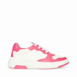 Best reviews of 🔔 Deals 👏 SteveMadden TRISTINA BLUE/WHITE 🔥 👍 -Steve Madden Shoes For Women Shop STEVEMADDEN SHOES TRISTINA WHITE FUSCHIA SIDE 1