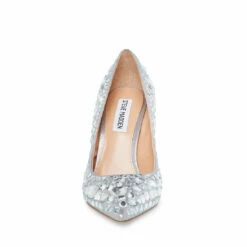 Wholesale 🤩 Flash Sale 🧨 SteveMadden VETA RHINESTONES ❤️ 🥰 -Steve Madden Shoes For Women Shop STEVEMADDEN SHOES TS91510 30 SILVER FRONT deafbb31 b6cb 44e2 8dd1 7ab27202ed8e