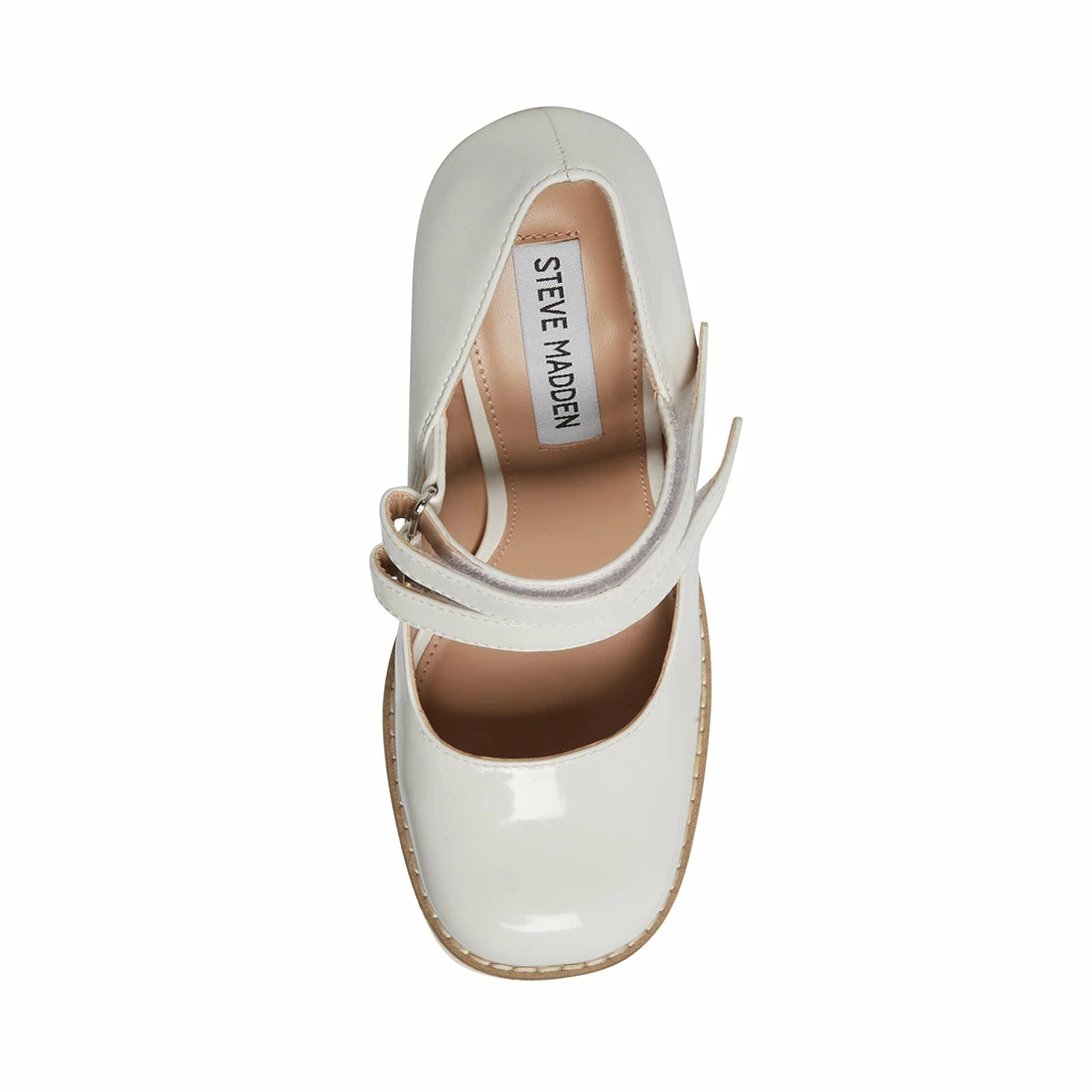 Brand new ⌛ Coupon ❤️ SteveMadden TWICE WHITE PATENT ⌛ ❤️ 6 Brand new ⌛ Coupon ❤️ SteveMadden TWICE WHITE PATENT ⌛ ❤️ - Image 4
