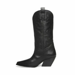 Cheap 🎁 New 🧨 SteveMadden WEST BLACK LEATHER ✔️ 😍 -Steve Madden Shoes For Women Shop STEVEMADDEN SHOES WEST BLACK LEATHER INSIDE