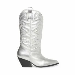 Discount ๐ Budget ๐ SteveMadden WEST WHITE LEATHER ๐ ๐ 26 Discount ๐ Budget ๐ SteveMadden WEST WHITE LEATHER ๐ ๐ -Steve Madden Shoes For Women Shop STEVEMADDEN SHOES WEST SILVER SIDE 2
